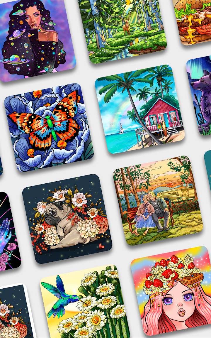 Pintar por Número Livro de Colorir Android Jogos APK (paint.by.number