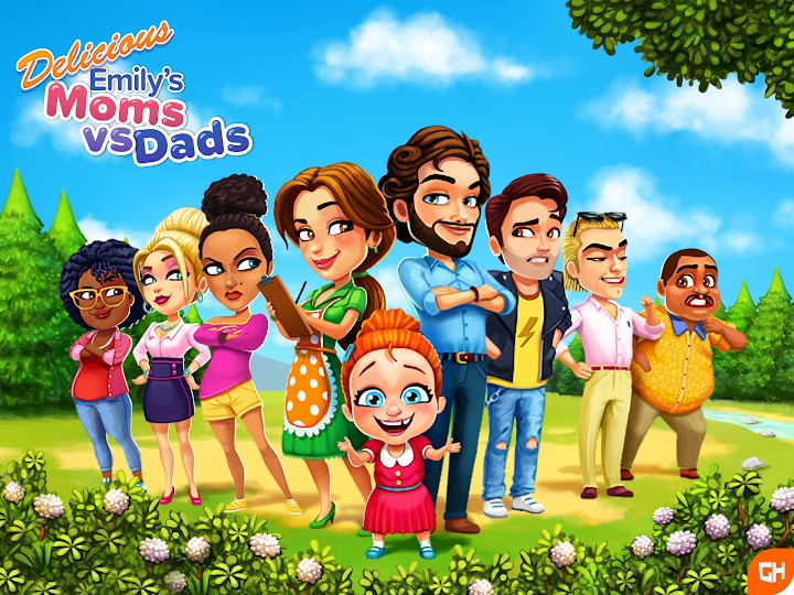 Delicious Moms vs Dads Android لعبة APK