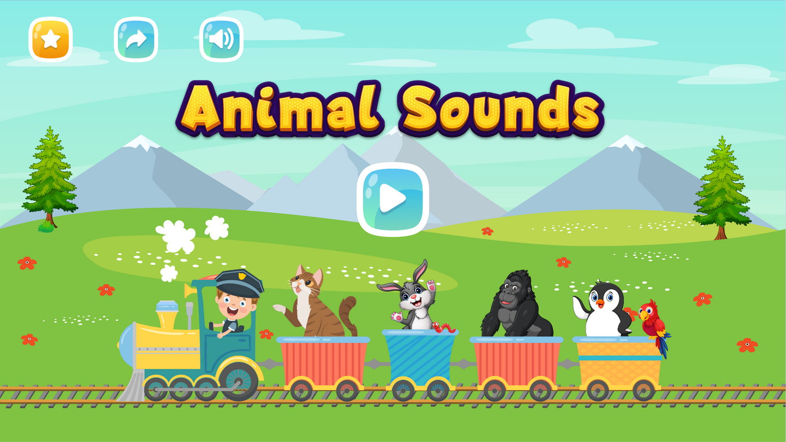 Animal Sound for kids learning Android Игра APK