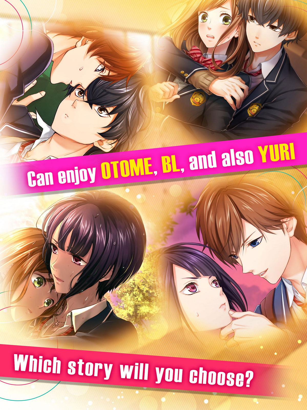 First Love Story【otome・yaoi・yuri】otaku dating sim Android Game APK  (com.favary.flsignal) by favary - Download to your mobile from PHONEKY