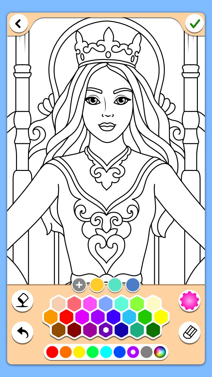 Princess Coloring Game Android Game Apk Loring By Coloring Games Download To