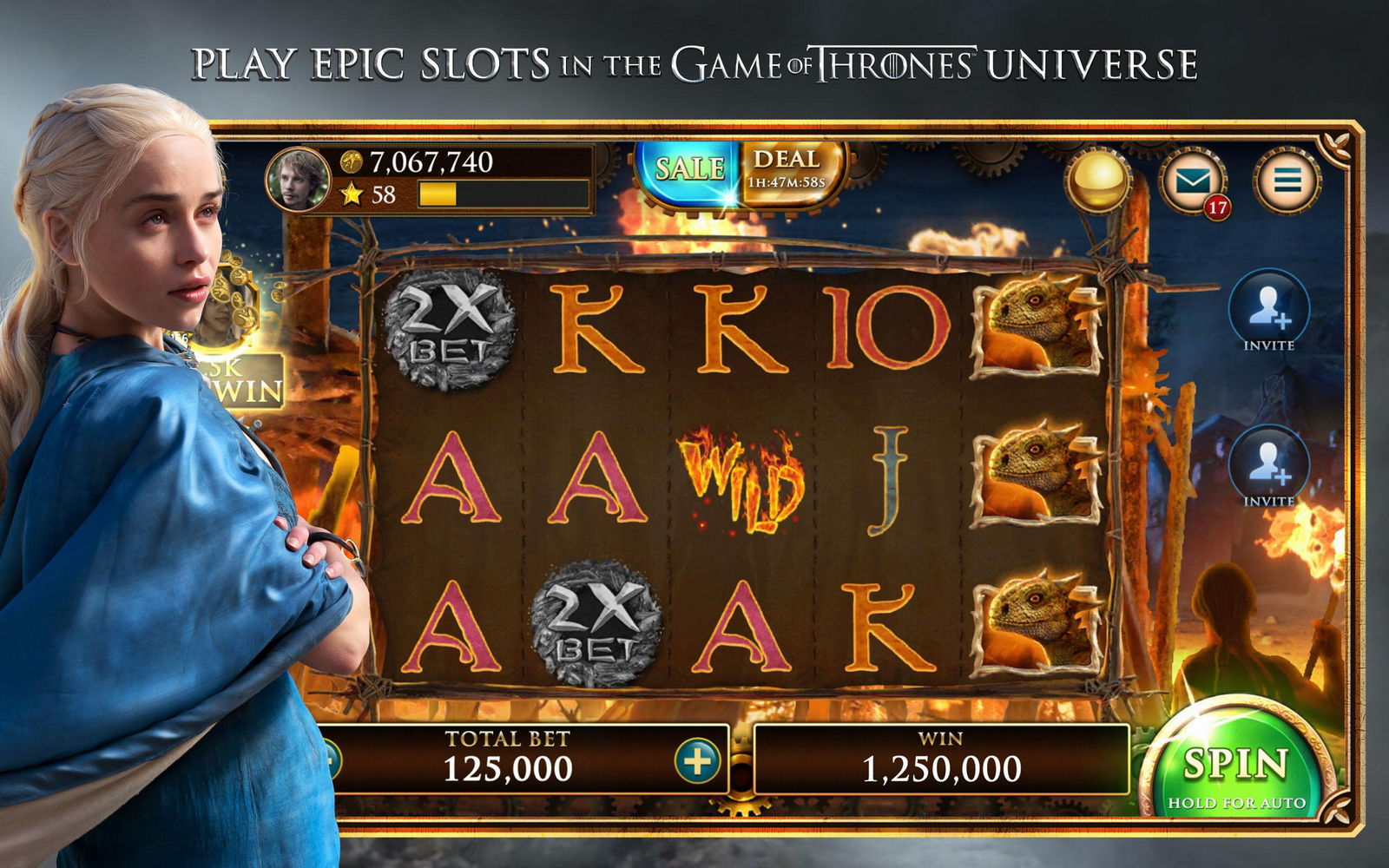 Game of Thrones Slots Casino Android Game APK by Zynga Download to your