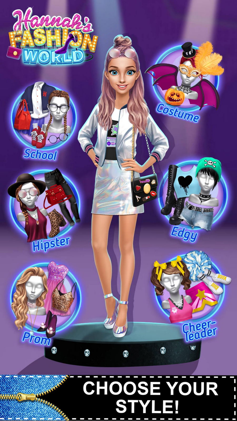 Hannah’s Fashion World Dress Up & Makeup Salon Android Game APK