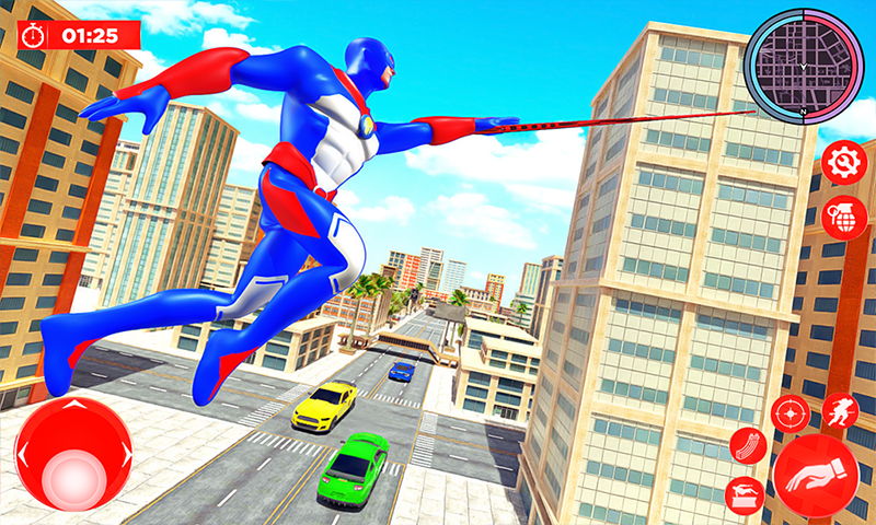 Flying Police Robot Rope Hero Gangster Crime City Android Game Apk Flyingpolice 2174