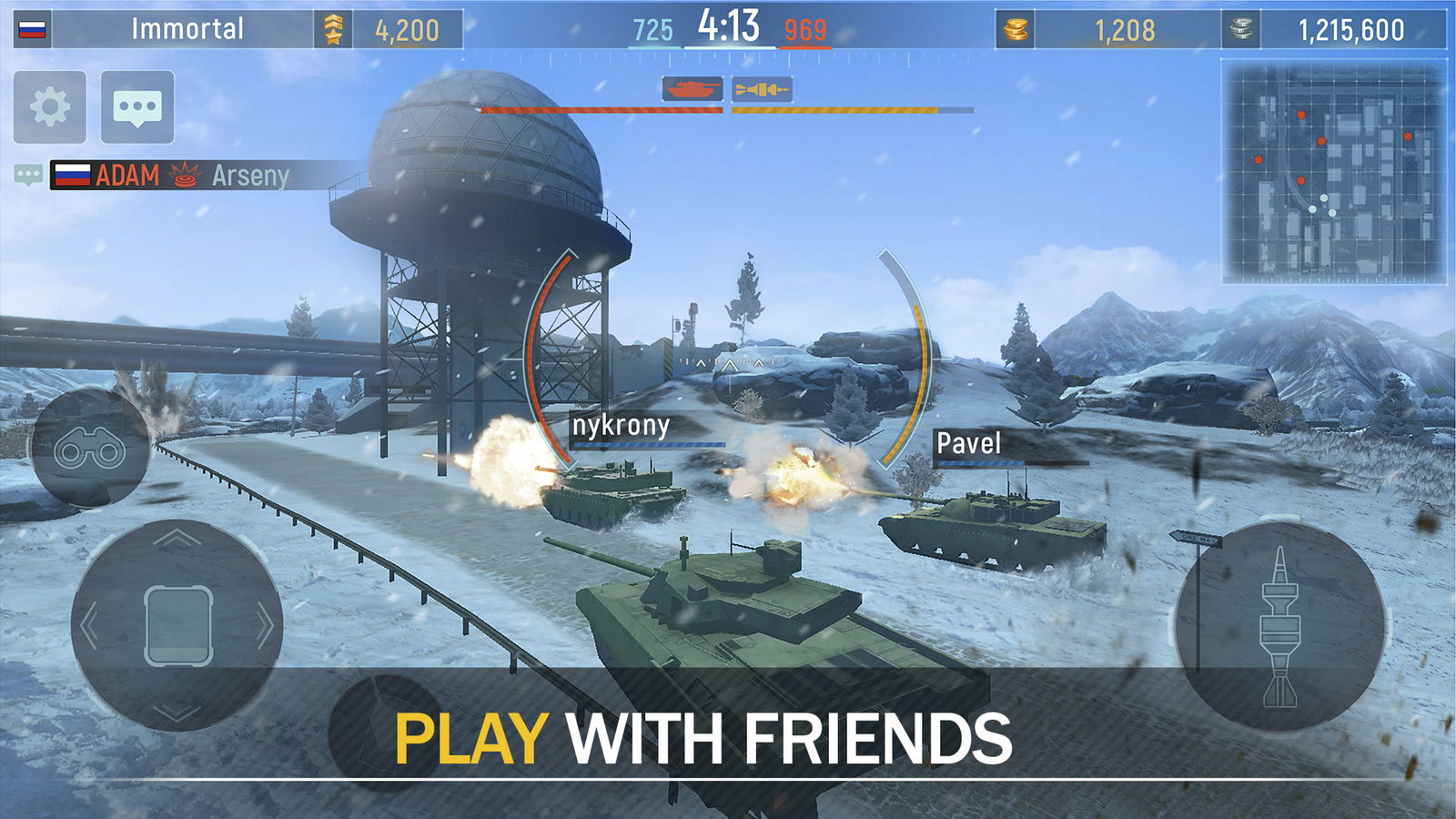 Modern Tanks: Tank War Online Android Permainan APK (com.extremedevelopers. armada) oleh XDEVS LTD - Muat turun ke telefon bimbit anda dari PHONEKY