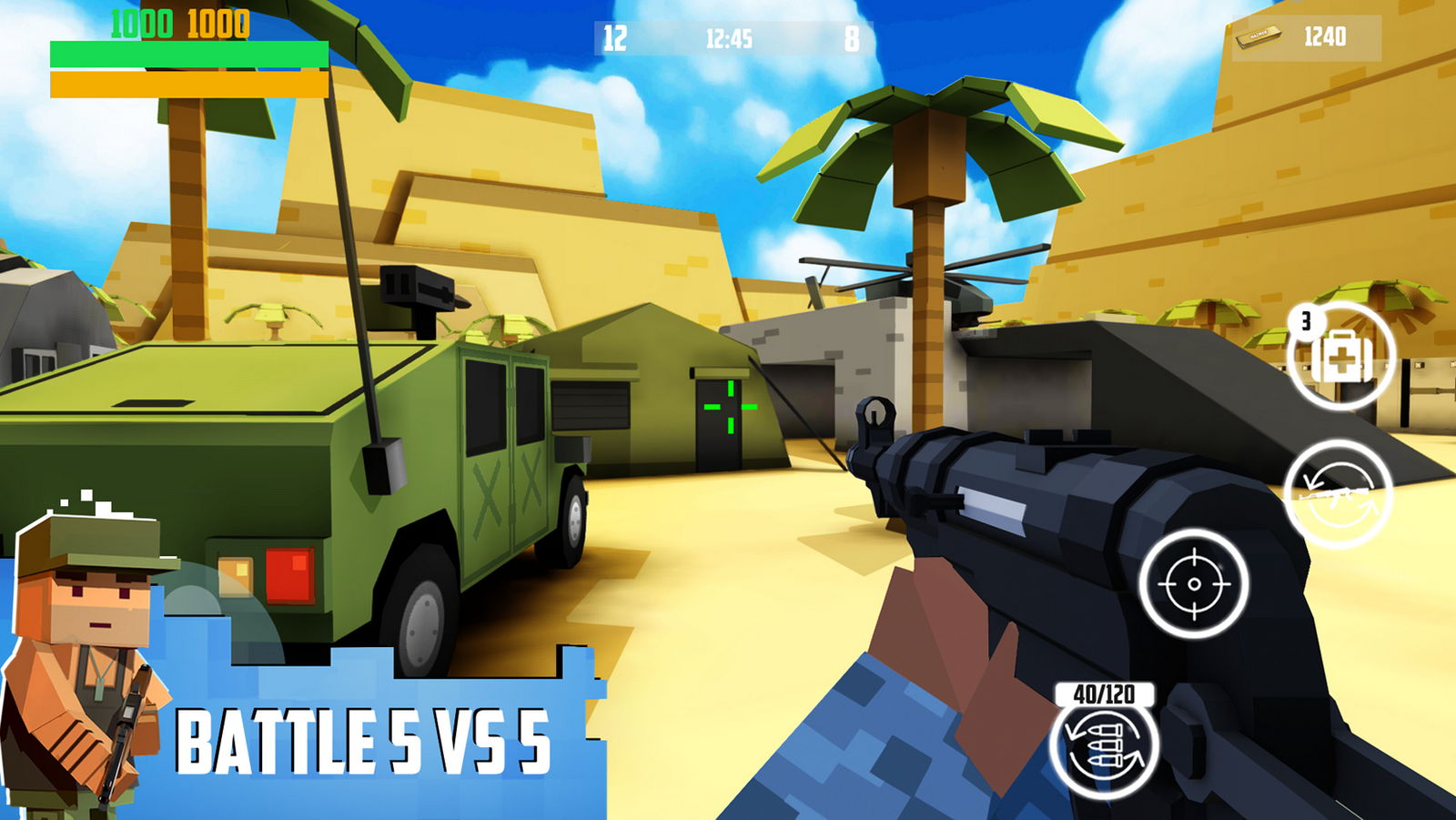 Block Gun: FPS PvP War - Online Gun Shooting Games Android Game APK ...