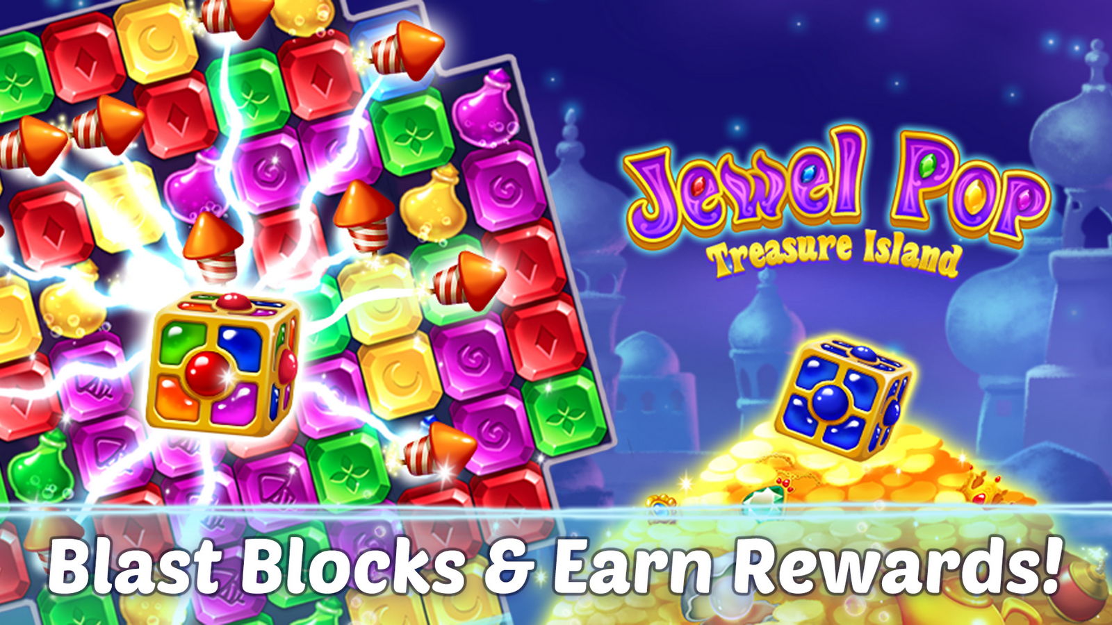 Jewel Pop: Treasure Island Android Game APK (com.bitmango.go ...