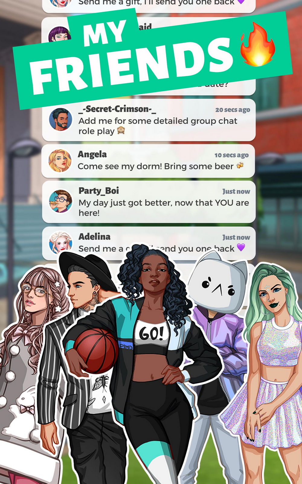 Party in my Dorm College Life Roleplay Chat Game Android Game APK (ata