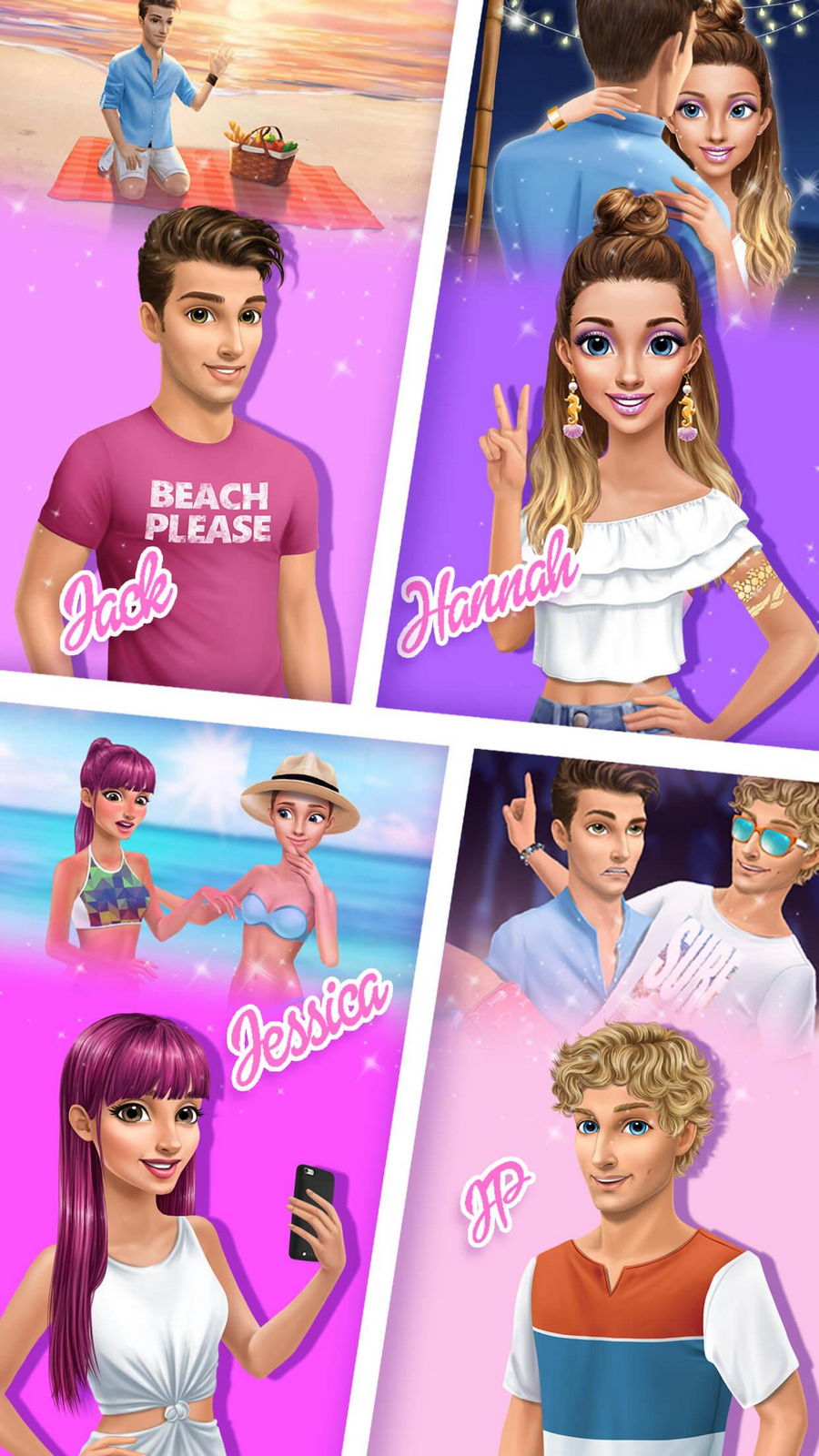 Hannah's High School Summer Crush Teen Date Android Game APK