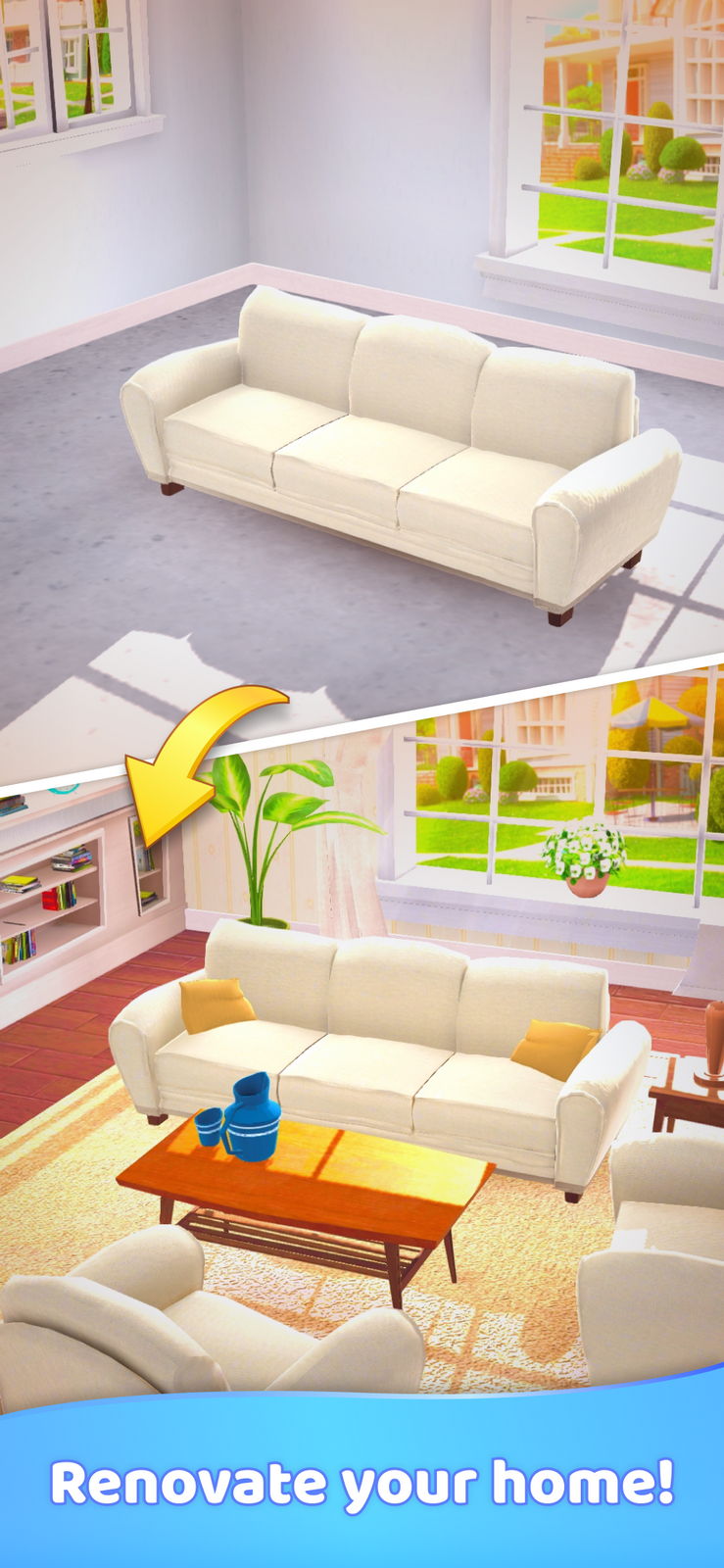 Merge Decor - House design and renovation game Android Game APK (com ...