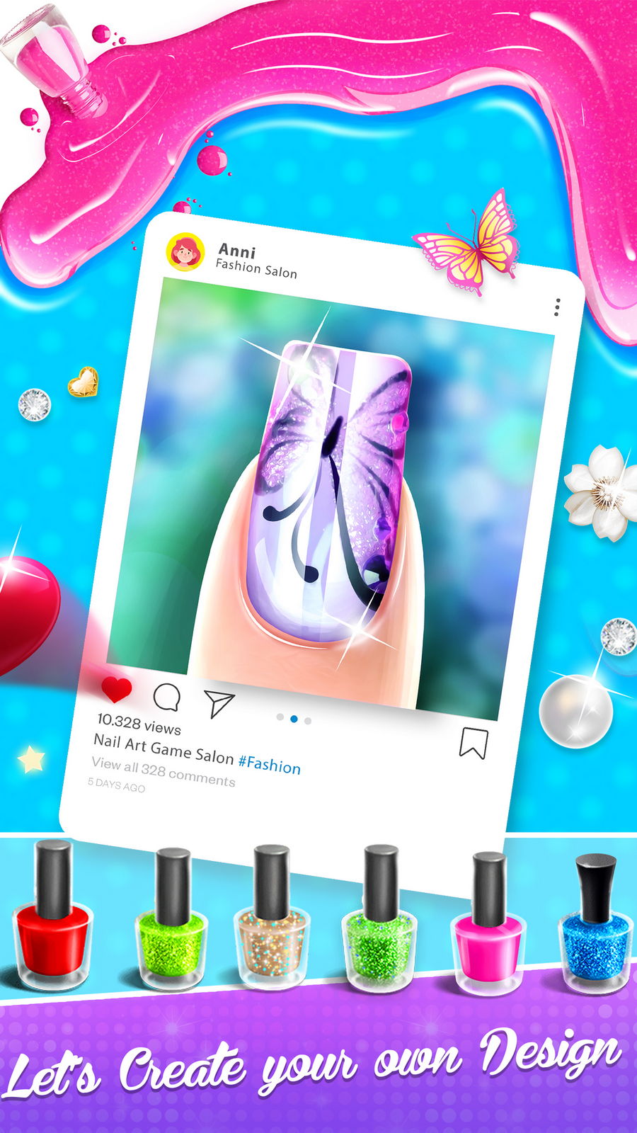 Download do APK de Unhas decoradas Jogos meninas para Android