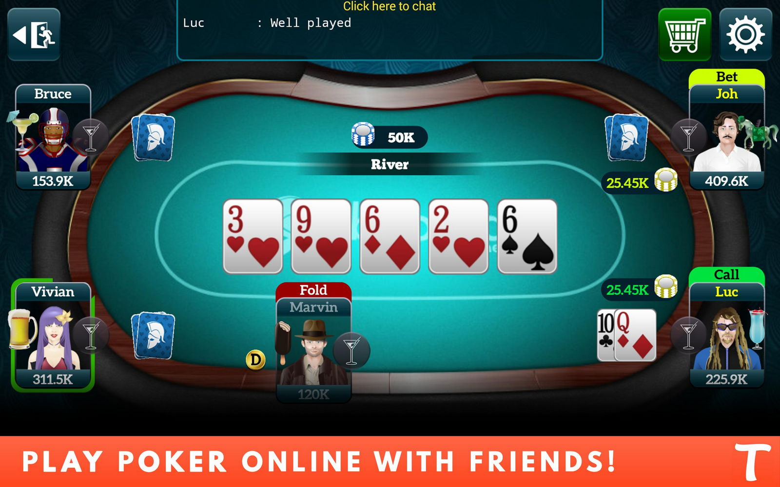 real poker apps for android