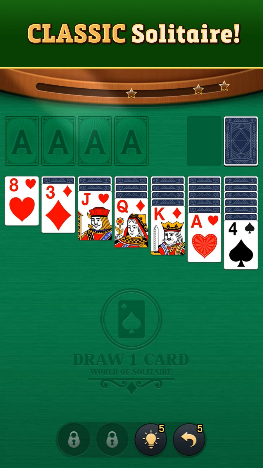 Мир пасьянса: Косынка Android Игра APK  (free.fun.card.game.solitaire.klondike.freecell.uno) по NEOWIZ - Загрузить  на свой мобильный телефон от PHONEKY