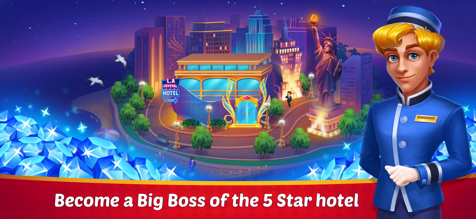 Dream Hotel гостиничные игры, Симуляторы Android Игра APK