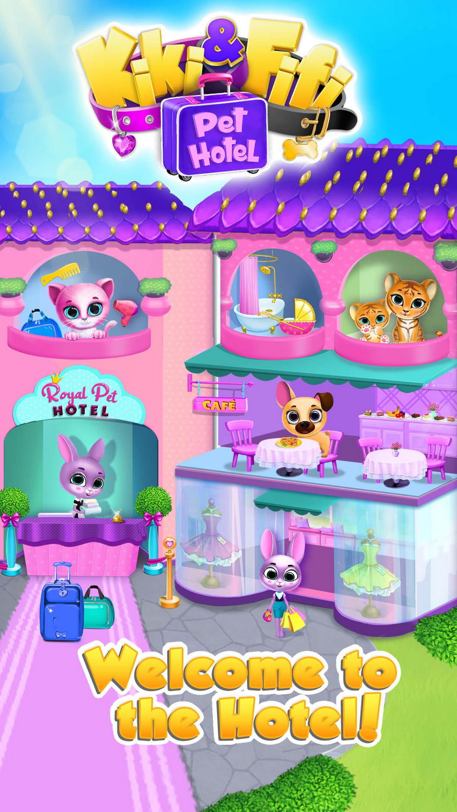 Kiki & Fifi Pet Hotel My Virtual Animal House Android Game APK