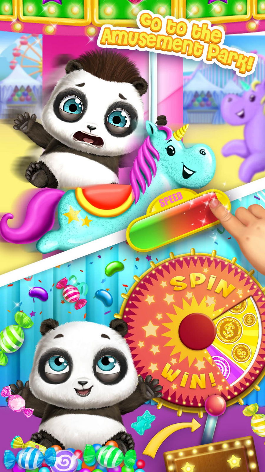 Panda Lu Baby Bear City - Pet Babysitting & Care Android Juego APK (com