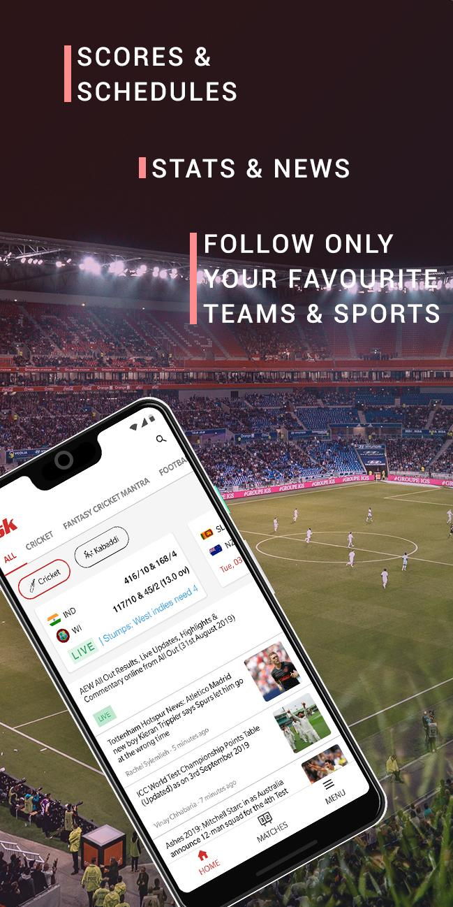 Sportskeeda Live Cricket, Football Score, News Android Game APK