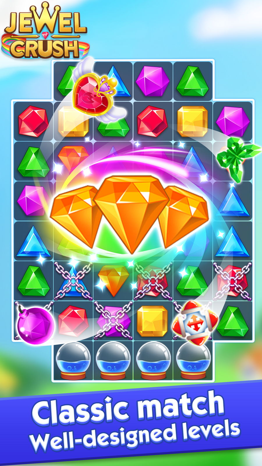 Jewel Crush™ Jewels & Gems Match 3 Legend Android Game APK