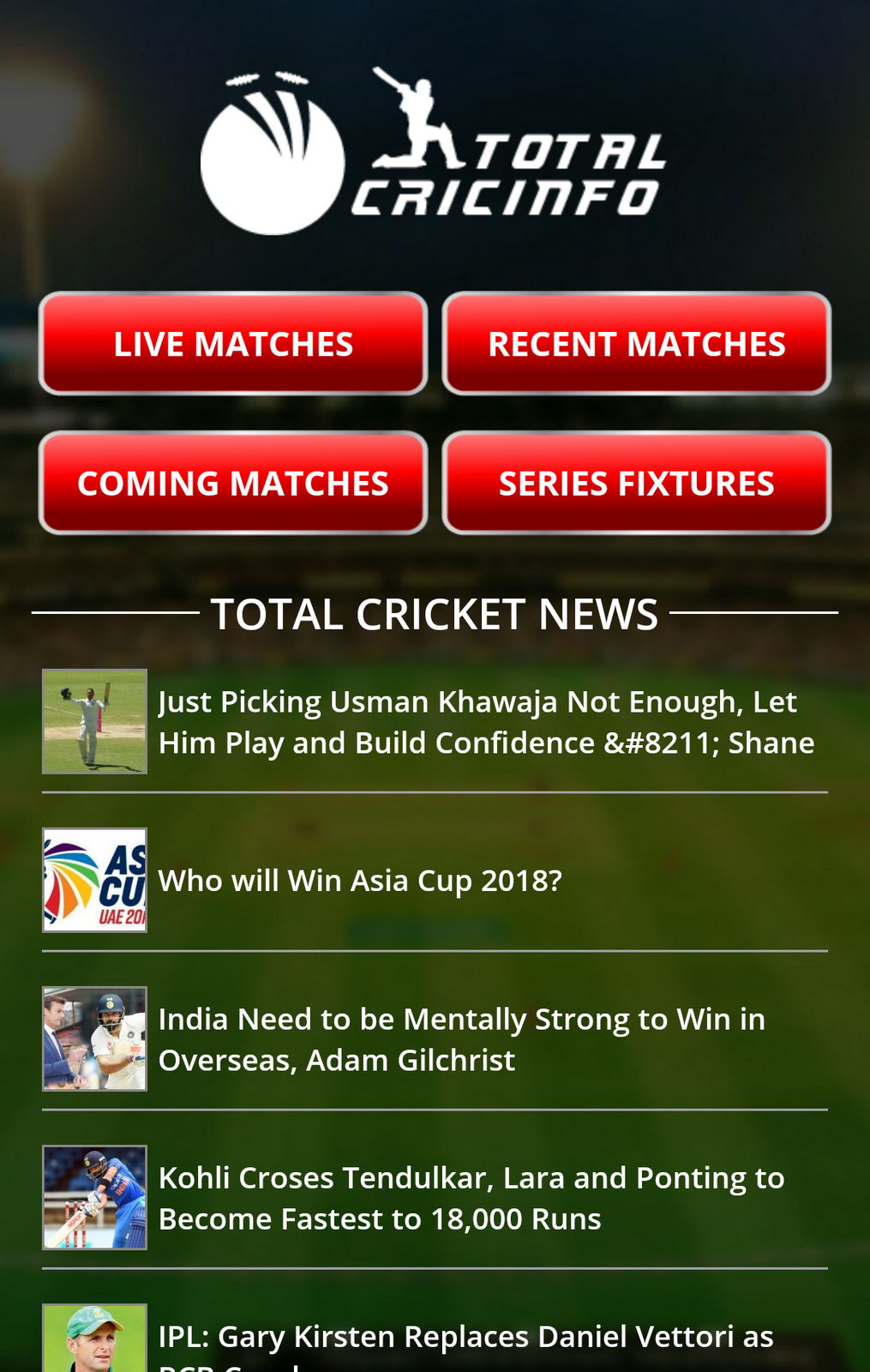 T20 WC Live Cricket Score Updates -Total Cricinfo Android Game APK (com.totalcricinfo.pc.myapplication) by Total Cricinfo