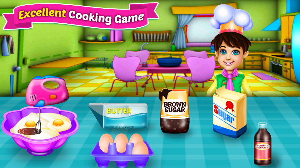 Baking Cupcakes Cooking Game Android Game APK (air.mwe