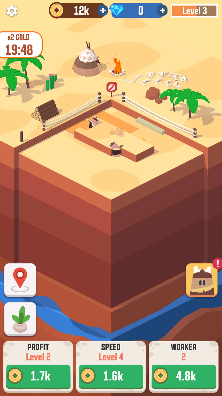 Idle Digging Android Game APK by ZPLAY Games