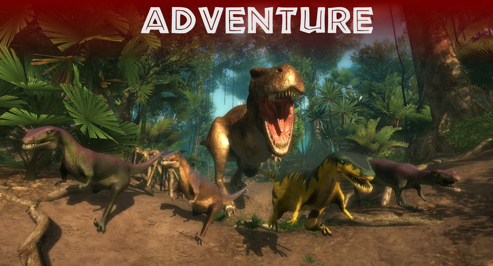 VR Jurassic Dino Park & Roller Coaster Simulator Android Game APK