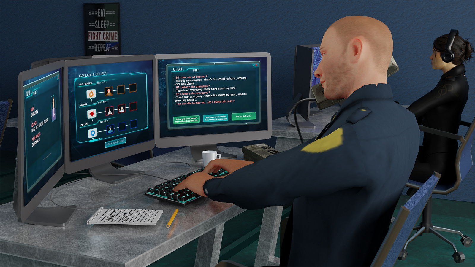 911 Dispatcher Emergency Simulator Game Android Game APK