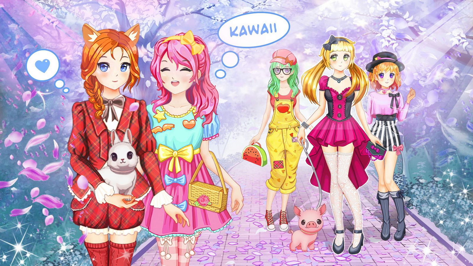 Baixar e jogar Jogos de Anime Manga Japoneses - Corrida Kawaii no