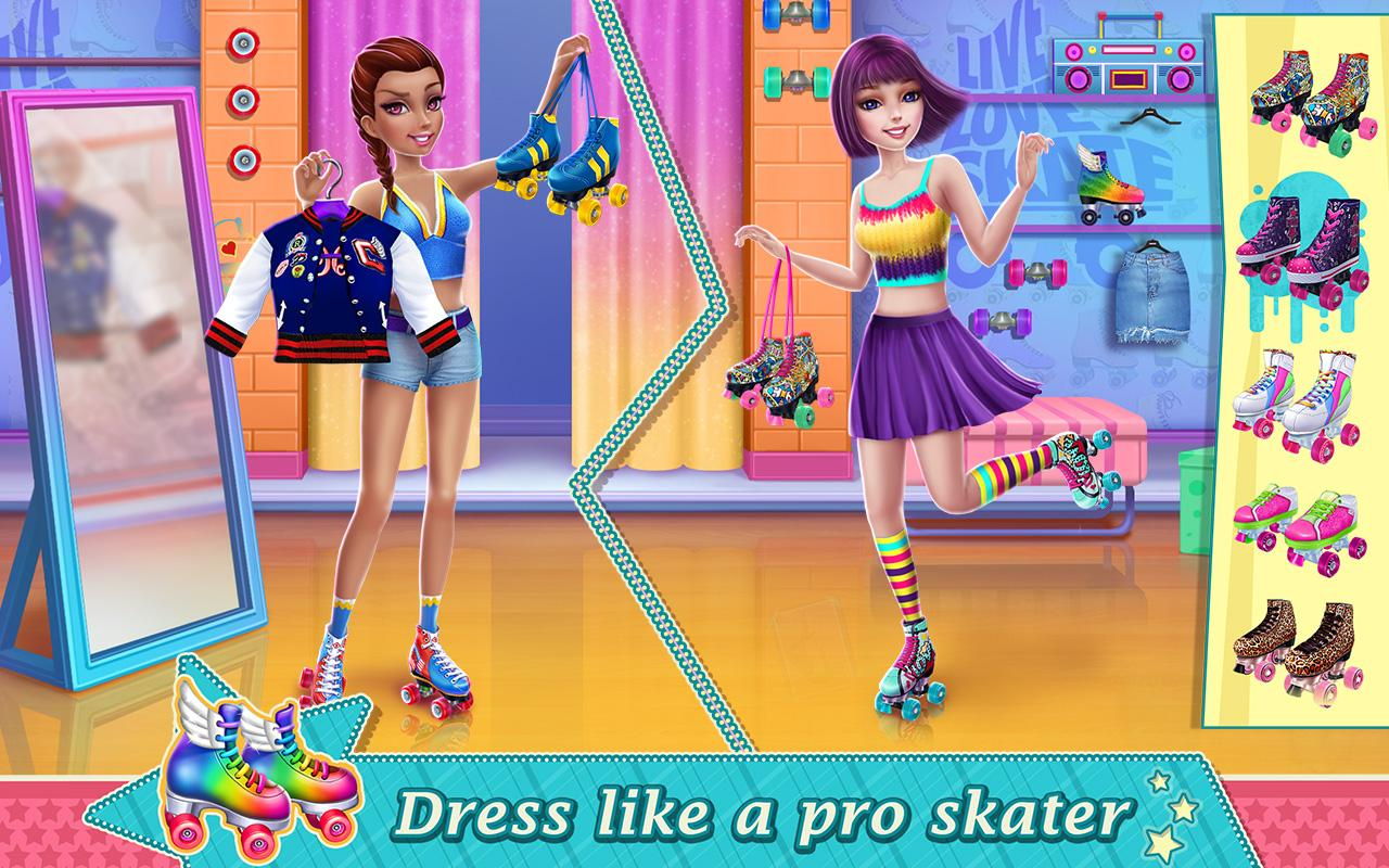 Roller Skating Girls Android Game APK by