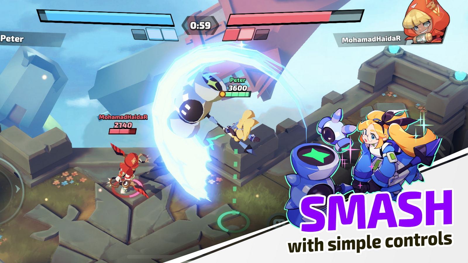 SMASH LEGENDS Android Game APK (com.linegames.sl) by LINE Games - Download  to your mobile from PHONEKY