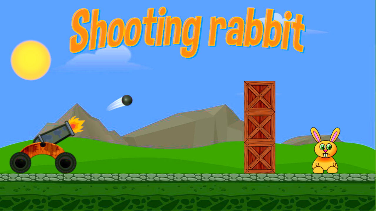 Shooting rabbit game cannon ball blast Android Game APK (it.luclab