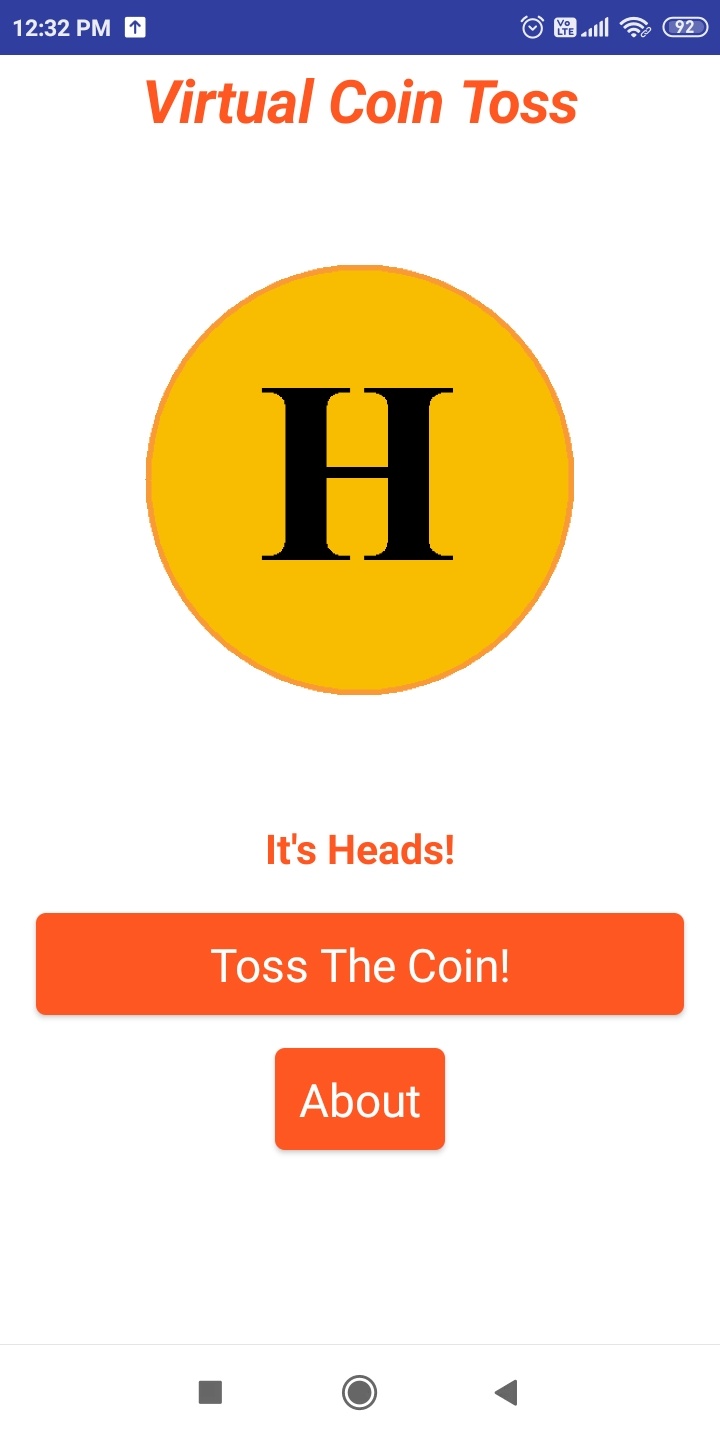 Virtual Coin Toss Android Game APK