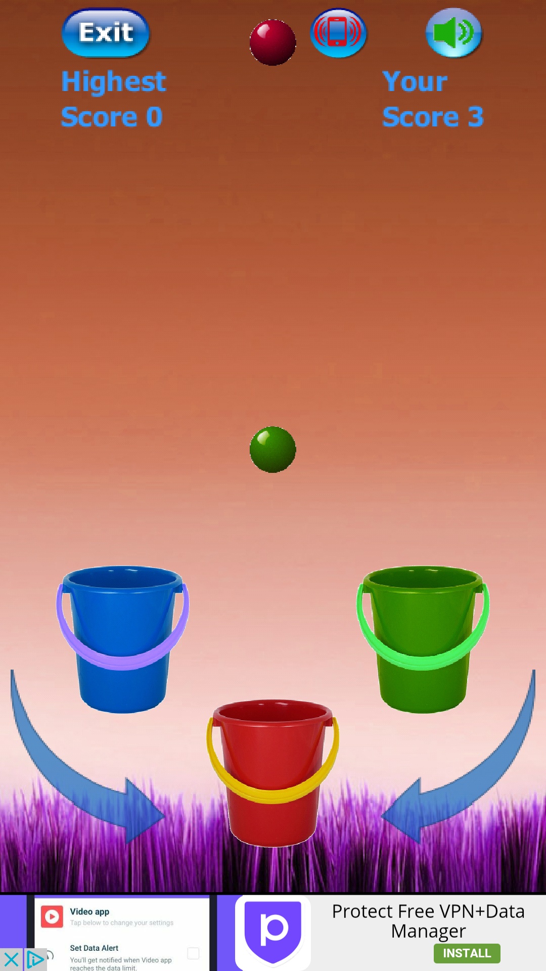 Bucket Ball Android Game APK by F Games