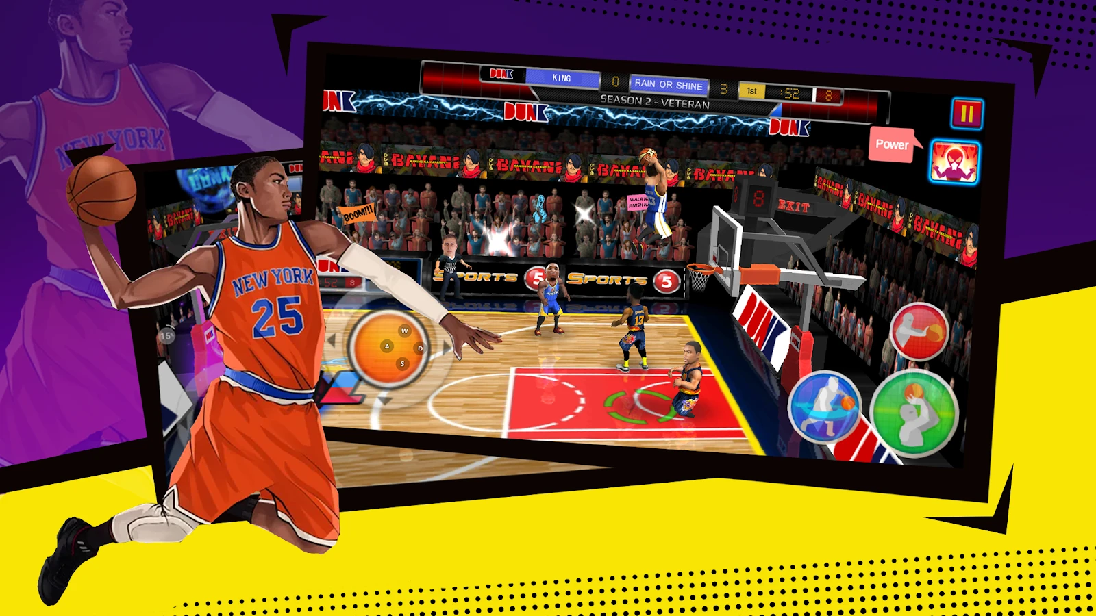 2 VS 2 Basketball Sports Android Game APK (com.headbasketball ...