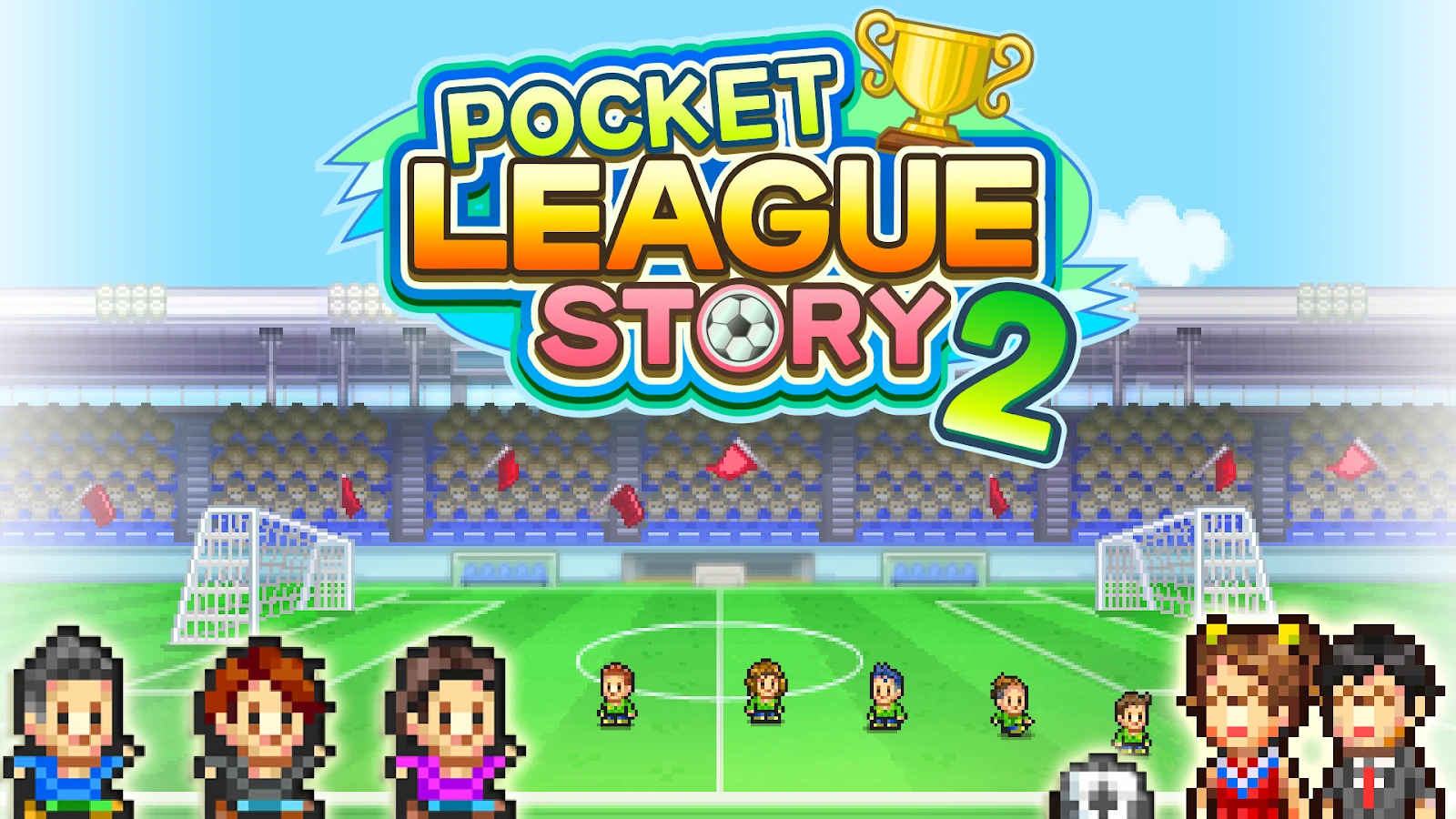포켓 리그 스토리2 Android 게임 APK (net.kairosoft.android.soccer2_en) 에 의해 Kairosoft  - PHONEKY에서 모바일로 다운로드