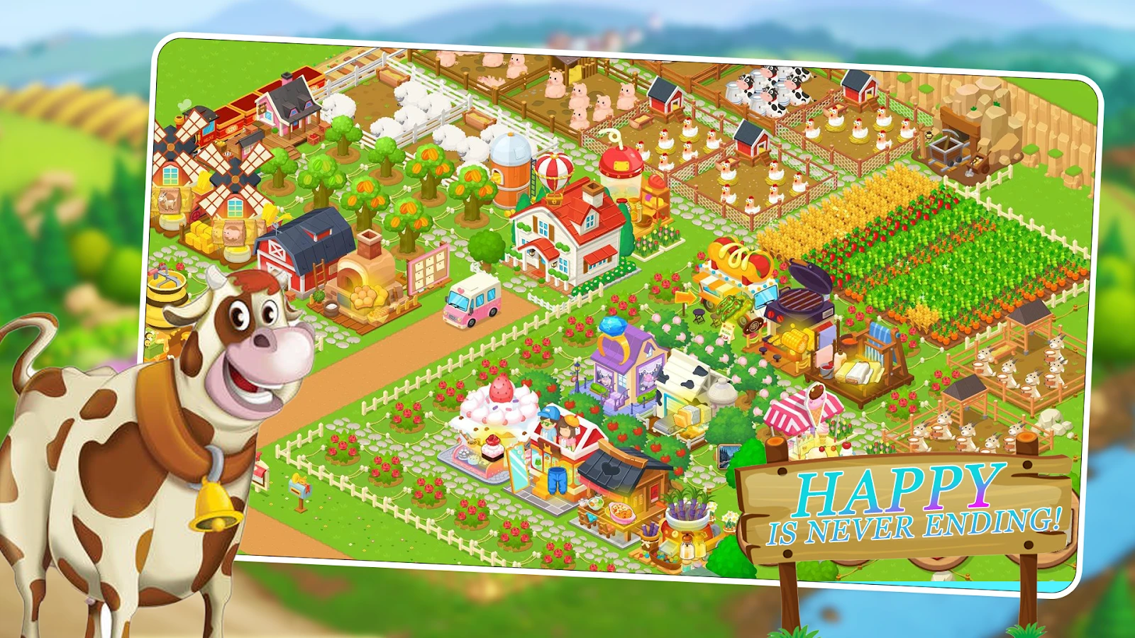 Juego de Agricultura Familiar Android Juego APK (com.farm.town.family ...