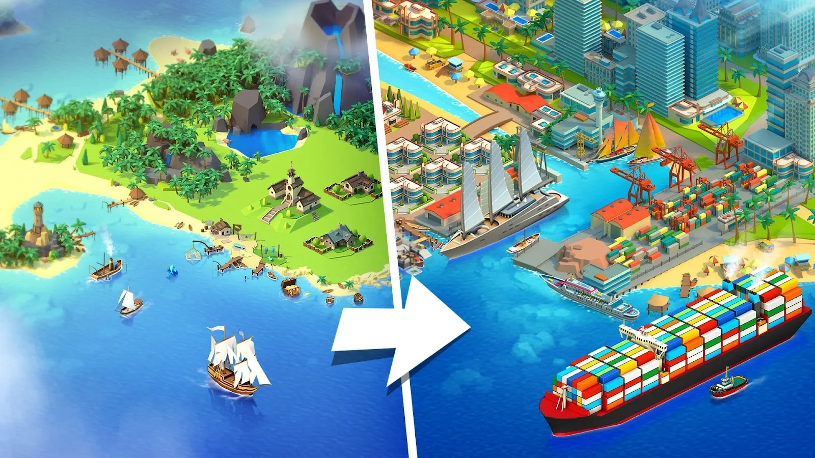 Sea Port: Manage Ship Tycoon Android Juego APK (air.com.pixelfederation ...
