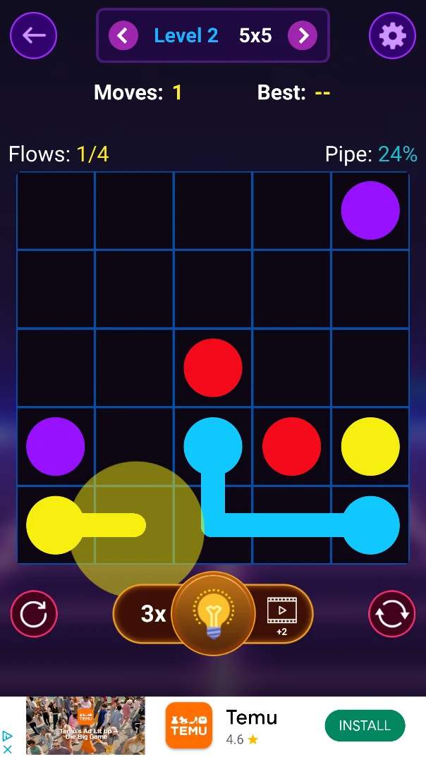 Connect Dots Android لعبة APK (com.bigman.connectdots) بواسطة BigMan ...