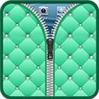 Diamond Zipper Lock Screen