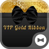 Stylish Theme-VIP Gold Ribbon-