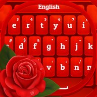 Червона троянда клавіатура 2020