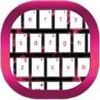 Pink Flame Keyboard Theme