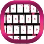 Tema de teclado de Llama Rosa