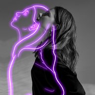 Instasquare Photo Editor: Neon Sketch Line Effects
