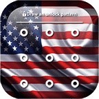 American Flag Lock Screen