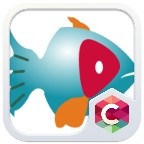 Fish in Sky C Launcher Theme