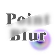 Point Blur(الصورة طمس الأثر)