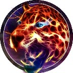 Neon Wild Animal Theme: Flaming Cheetah