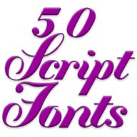 Fonts for FlipFont Script Font