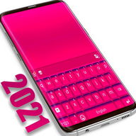 Keyboard Color Pink Theme